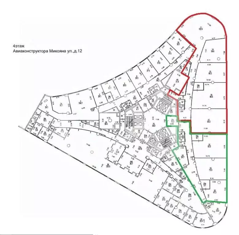 Офис в Москва ул. Авиаконструктора Микояна, 12 (373 м) - Фото 2