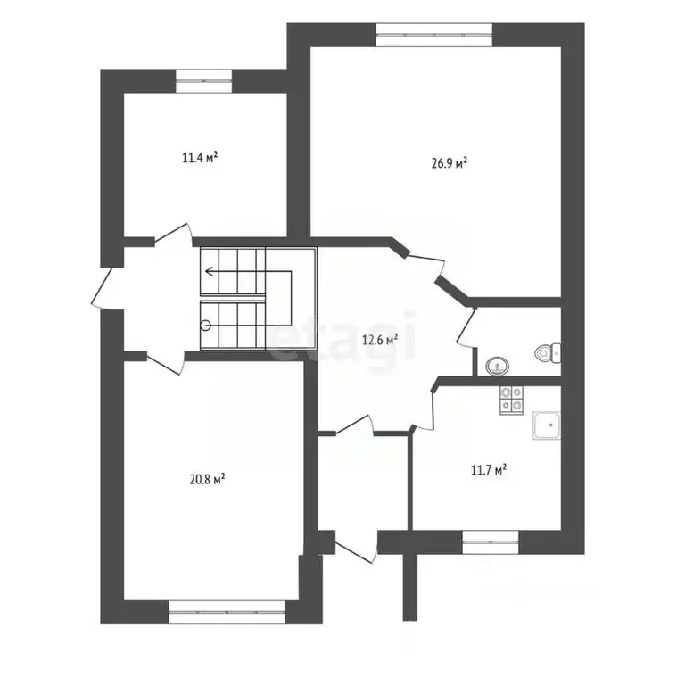 Дом в Воронежская область, Воронеж Задонье жилмассив, 3-й кв-л,  (375 ... - Фото 2