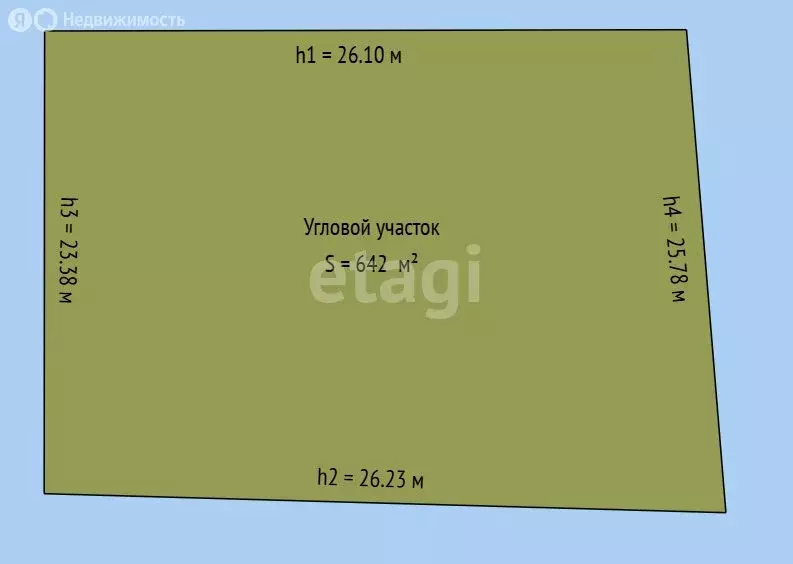 Участок в село Безымянное, Дачная улица (6.4 м) - Фото 1