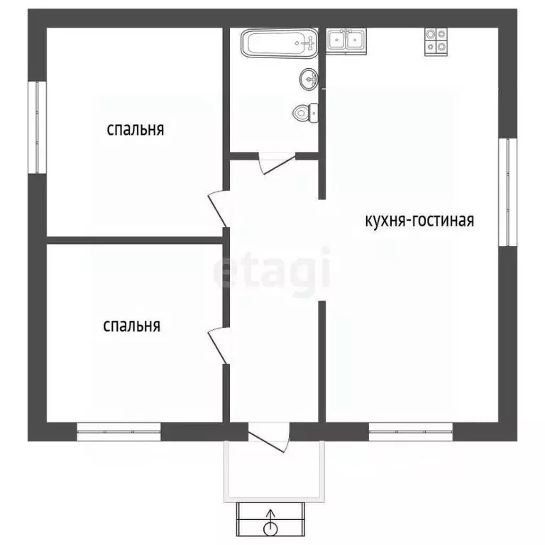 Дом в Ростовская область, Каменск-Шахтинский Астаховский пер. (70 м) - Фото 2