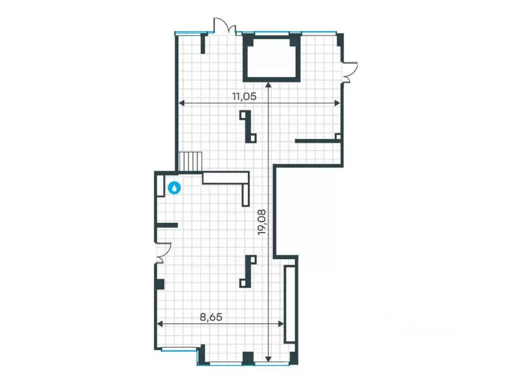 Помещение свободного назначения в Москва Ильменский проезд, 8 (188 м) - Фото 1