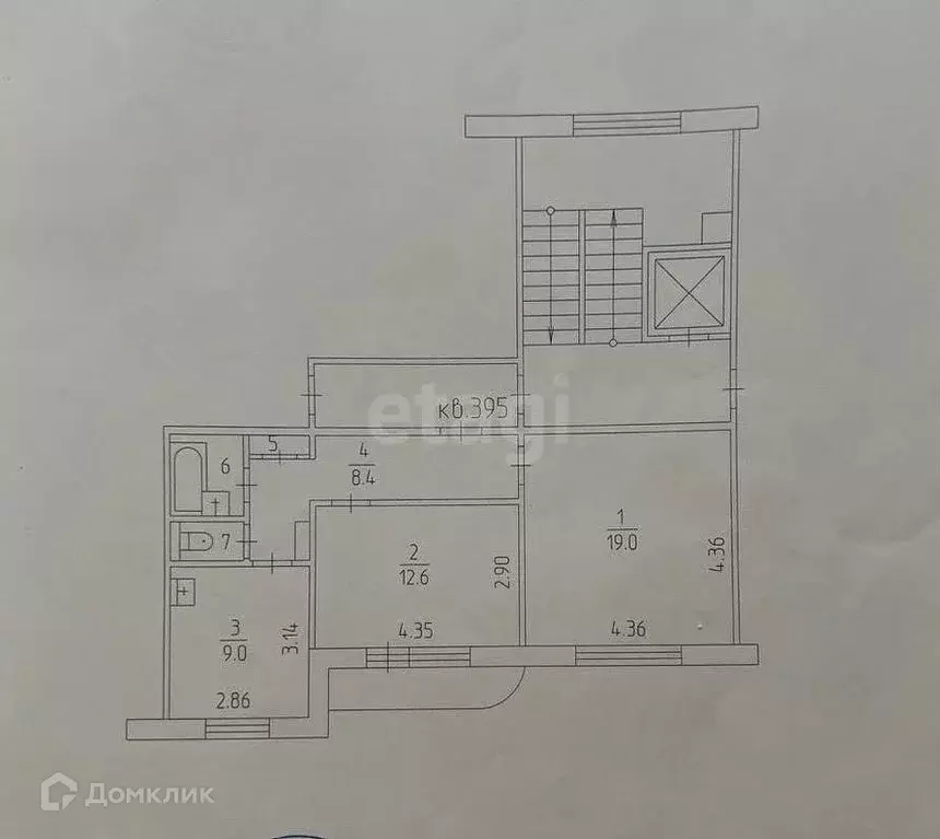 Продаётся 2-к квартира, 53 м - Фото 0