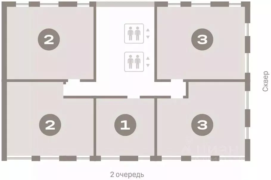 3-к кв. Новосибирская область, Новосибирск ул. Аэропорт, 88 (71.97 м) - Фото 1