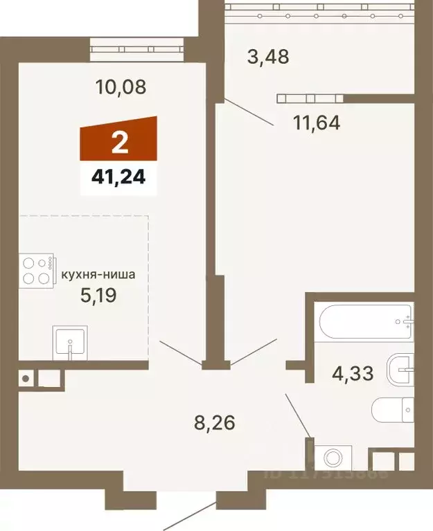 1-к кв. Свердловская область, Екатеринбург Юго-Западный жилрайон, ... - Фото 1