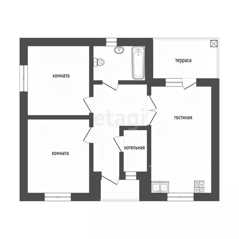 Дом в Тюменская область, Тюмень  (80 м) - Фото 2
