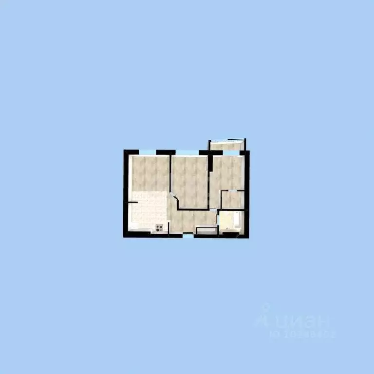 2-к кв. Башкортостан, Уфа Революционная ул., 72 (65.2 м) - Фото 1