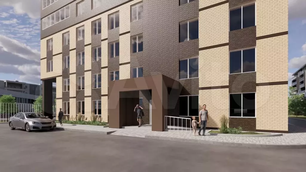 1-к. квартира, 45,3 м, 7/7 эт. - Фото 1