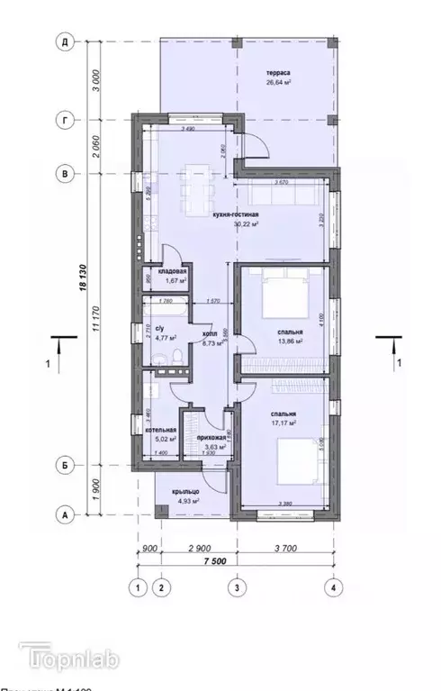 Дом в Калининградская область, Гурьевский муниципальный округ, пос. ... - Фото 2