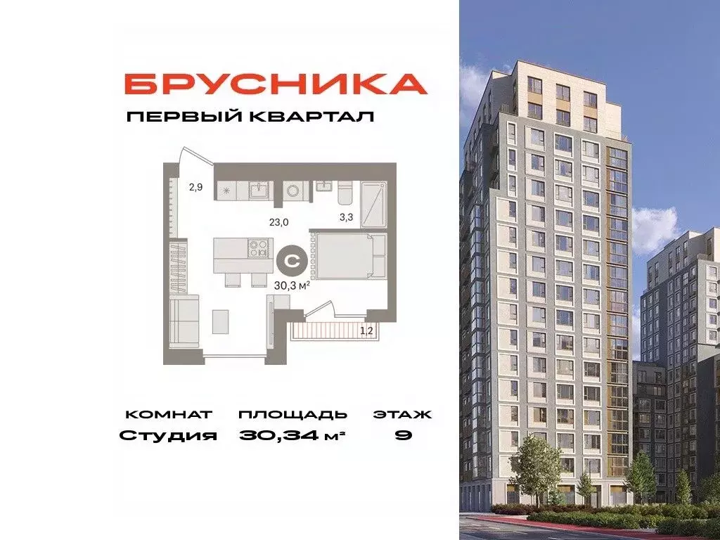 Студия Московская область, Ленинский городской округ, д. Сапроново ... - Фото 0