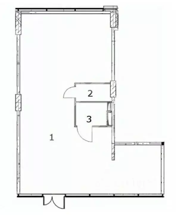 Помещение свободного назначения в Москва ул. Петра Кончаловского, 5 ... - Фото 2