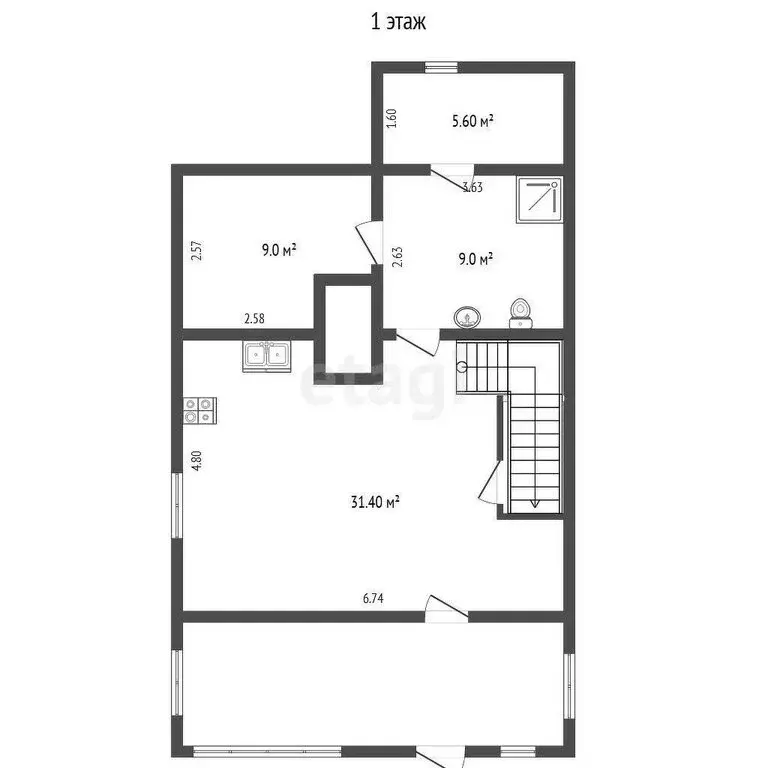 Дом в Дивеево, улица Орлова, 1 (312.1 м) - Фото 2