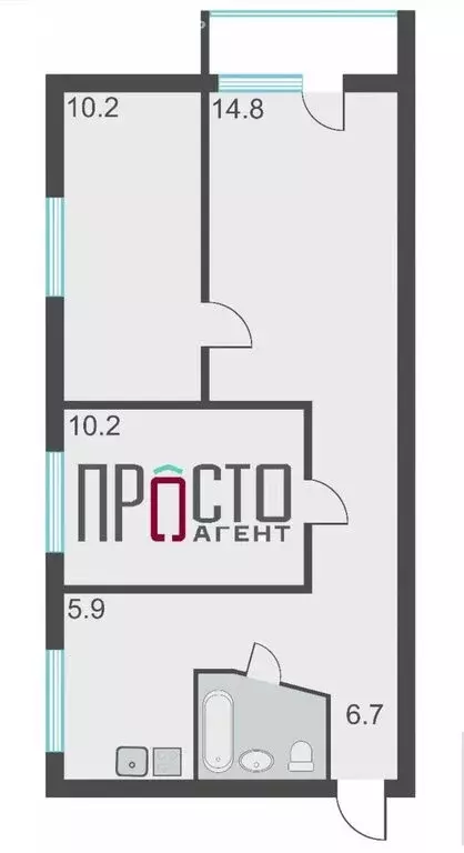 3-комнатная квартира: Екатеринбург, улица 40-летия Комсомола, 18А ... - Фото 2