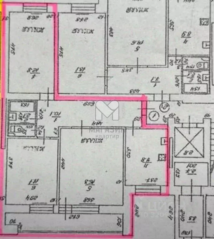 3-к кв. Калининградская область, Калининград Московский просп., 25 ... - Фото 1