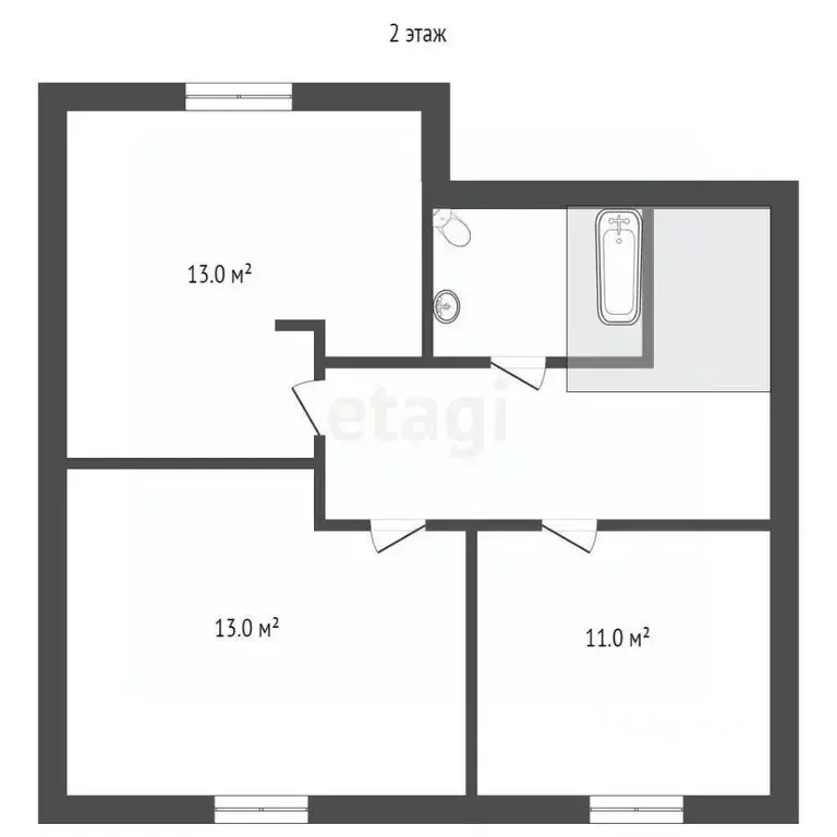 Дом в Тюменская область, Тюмень ул. 1-я Северная (89 м) - Фото 1