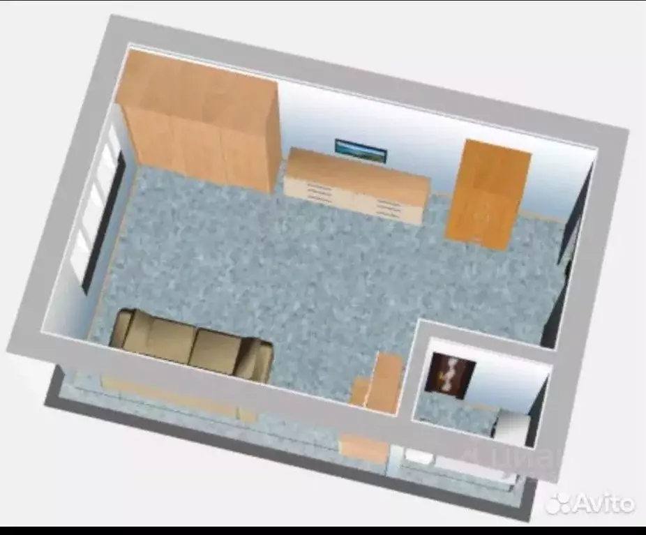 Студия Нижегородская область, Арзамас 9 Мая ул., 23 (18.0 м) - Фото 1