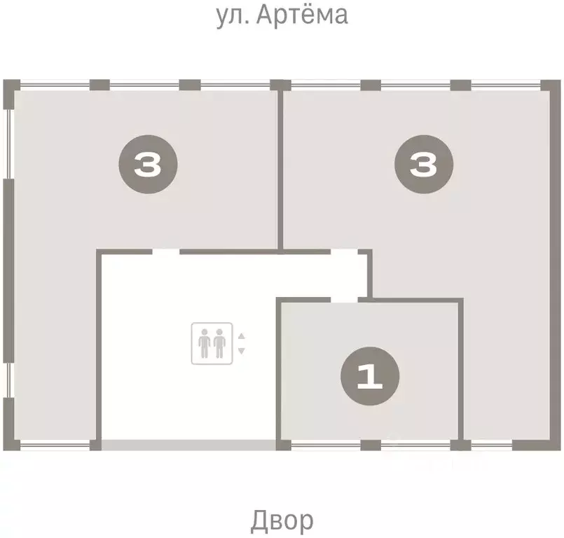 2-к кв. Ханты-Мансийский АО, Сургут 1-й мкр, Нефть жилой комплекс ... - Фото 1