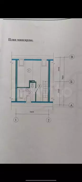 3-к. квартира, 60 м, 2/2 эт. - Фото 1
