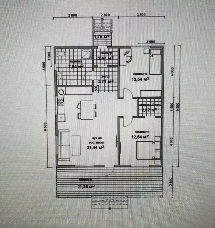 Дом в Тульская область, Тула городской округ, д. Верхняя Иншинка  (93 ... - Фото 1
