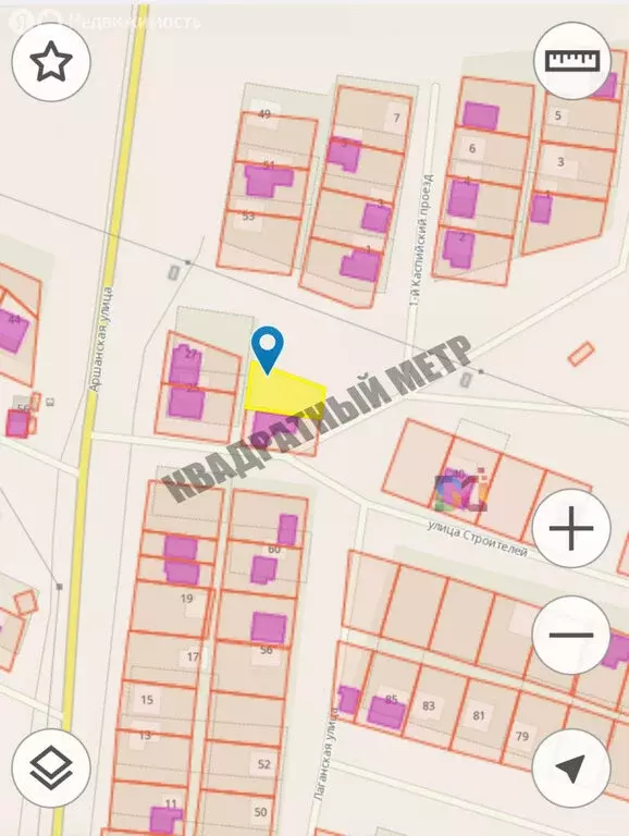 Участок в Элиста, Лаганская улица, 66 (4.6 м) - Фото 0
