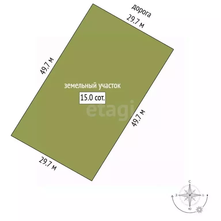 Участок в Ростовская область, Мясниковский район, Недвиговское с/пос, ... - Фото 2