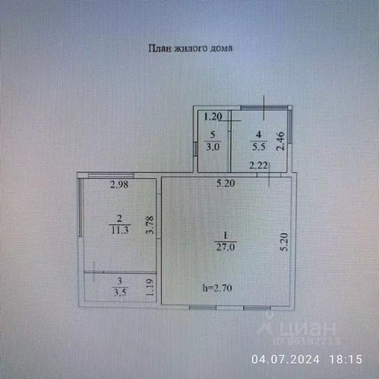 Дом в Пермский край, Пермский муниципальный округ, д. Дикая Гарь ул. ... - Фото 2