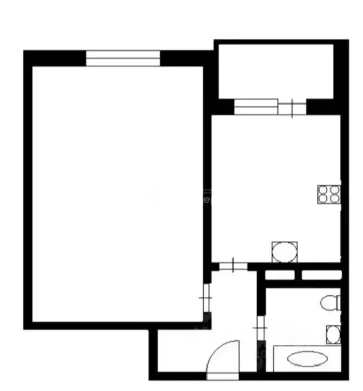 1-к кв. Санкт-Петербург ул. Плесецкая, 10 (29.0 м) - Фото 2
