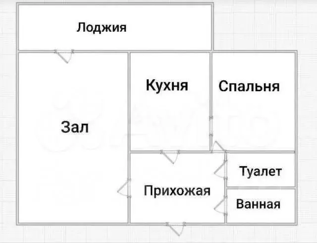 2-к. квартира, 54 м, 3/10 эт. - Фото 0