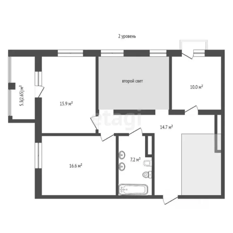 5-к кв. Тюменская область, Тюмень ул. Фармана Салманова, 24 (152.4 м) - Фото 2