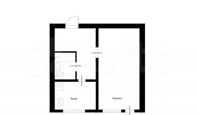 1-к. квартира, 40 м, 1/16 эт. - Фото 0
