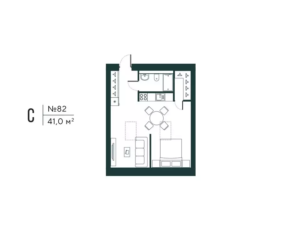 1-комнатная квартира: Санкт-Петербург, улица Блохина, 6/3 (41 м) - Фото 1