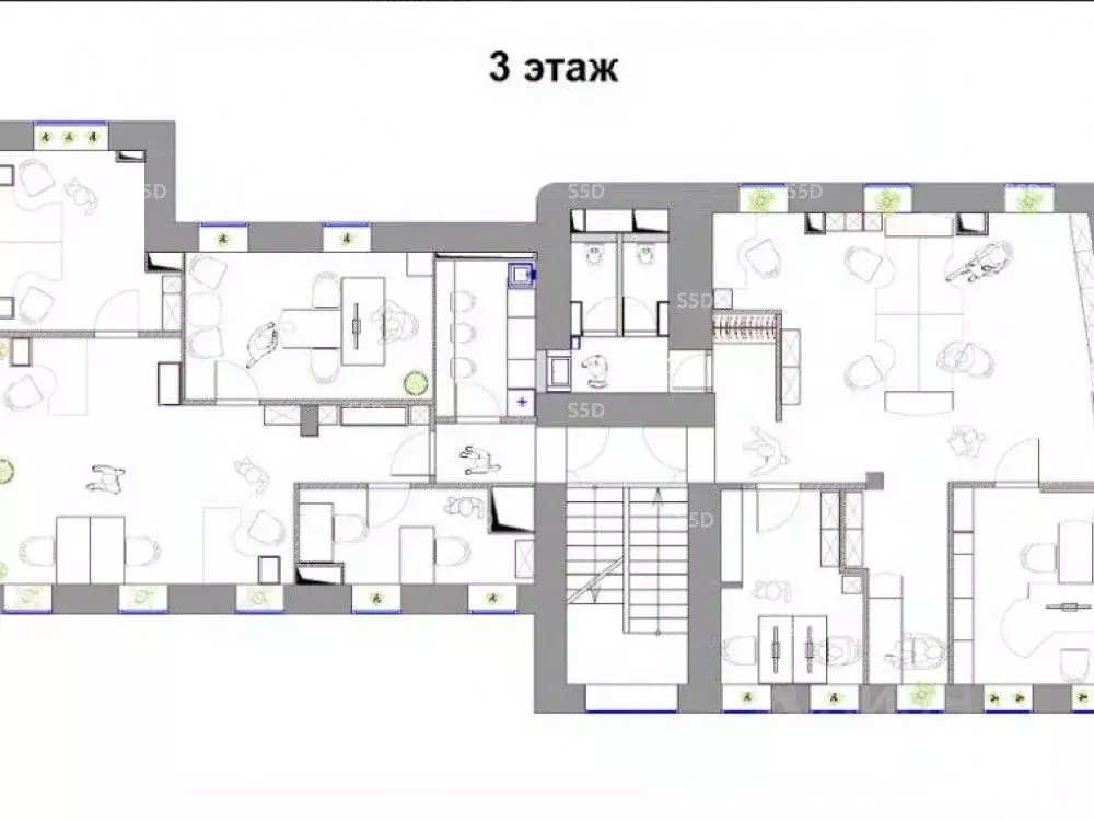 Офис в Москва Дегтярный пер., 5С2 (735 м) - Фото 2