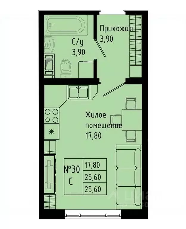 Студия Ленинградская область, Коммунар г. Гатчинский муниципальный ... - Фото 1