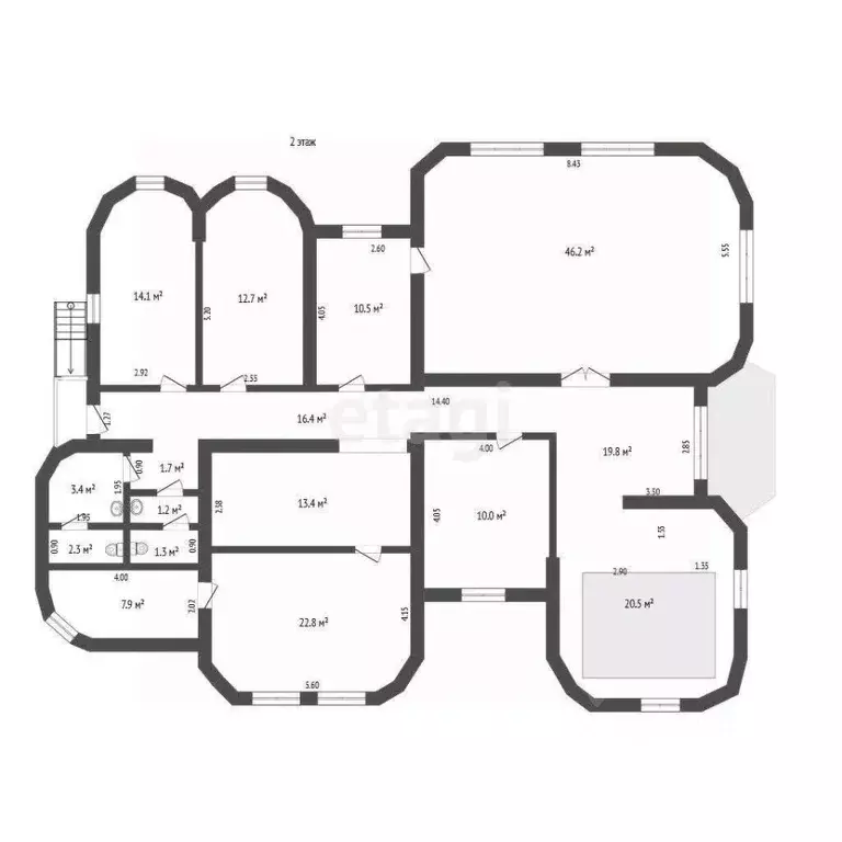 Дом в Астраханская область, Астрахань ул. Карла Маркса, 18 (398 м) - Фото 2