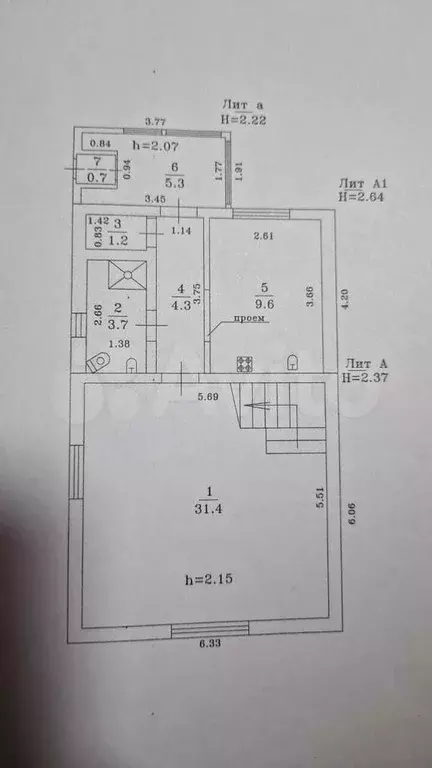 Дача 78,2 м на участке 5 сот. - Фото 1