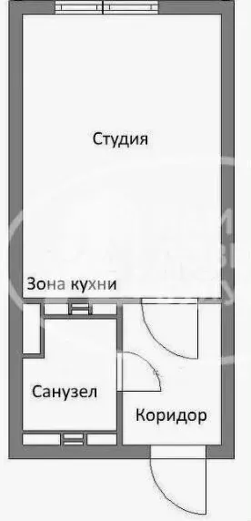 Квартира-студия, 23 м, 8/17 эт. - Фото 0