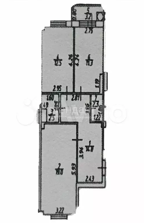 2-к. квартира, 65 м, 8/8 эт. - Фото 0