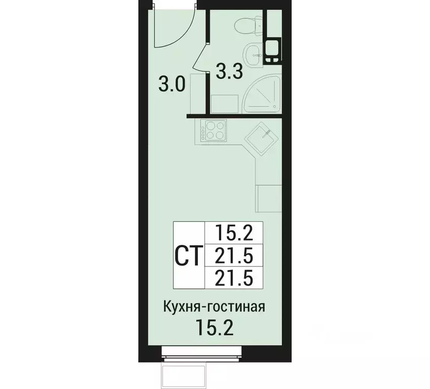 Студия Московская область, Люберцы городской округ, Малаховка рп  ... - Фото 0