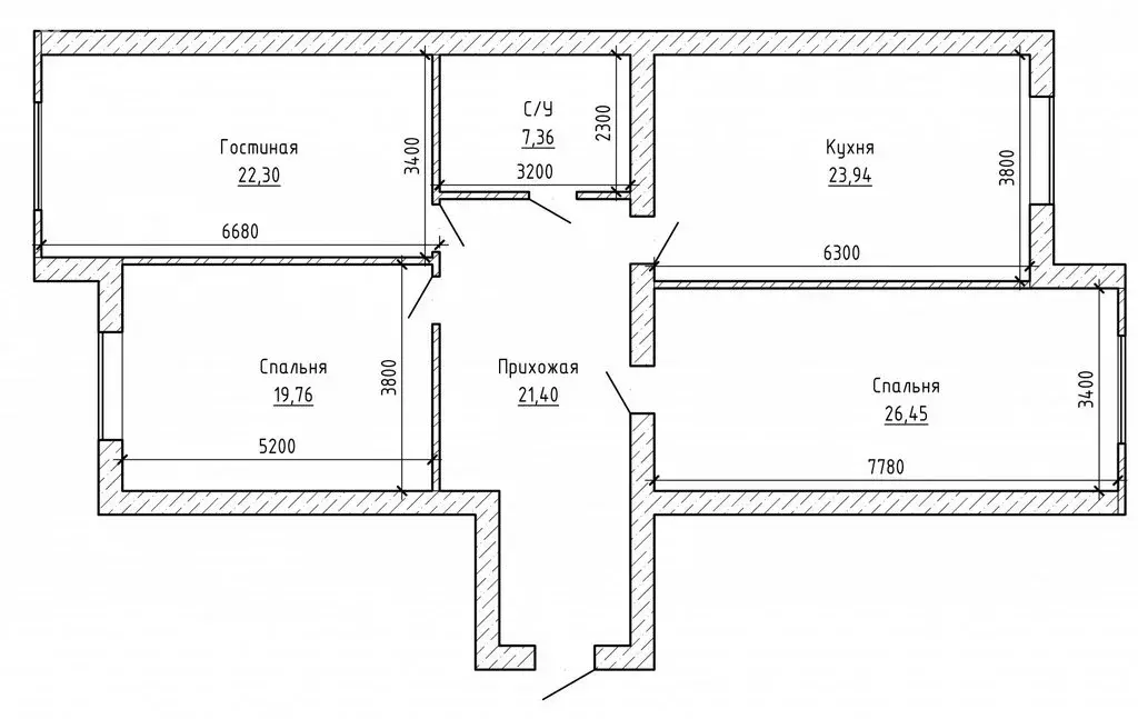 3-комнатная квартира: Нальчик, улица Ватутина, 29 (122 м) - Фото 1