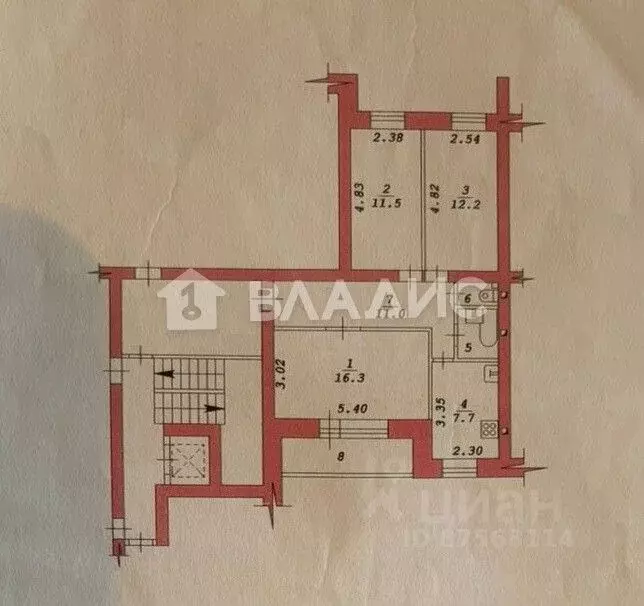 3-к кв. Новосибирская область, Новосибирск ул. Станиславского, 29 ... - Фото 1