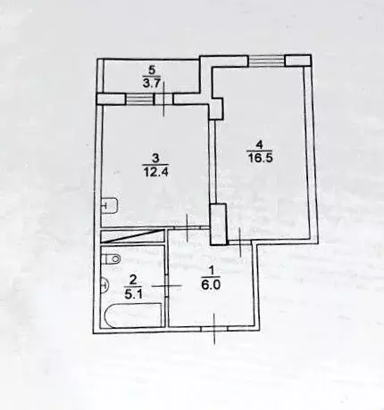 1-к. квартира, 40 м, 3/18 эт. - Фото 0