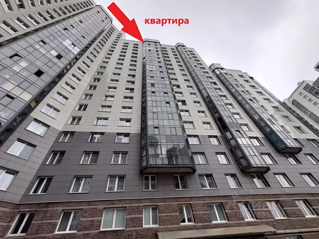 1-к кв. Санкт-Петербург ул. Русановская, 17к1 (32.9 м) - Фото 1