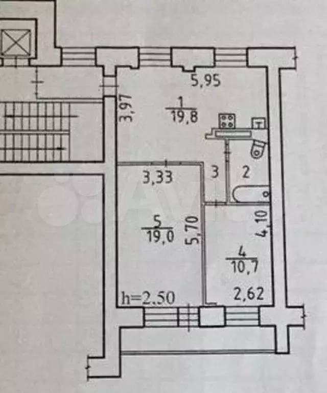 3-к. квартира, 59,9 м, 9/9 эт. - Фото 0