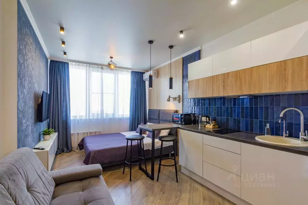 1-к кв. Ростовская область, Ростов-на-Дону Береговая ул., 6 (30.0 м) - Фото 1