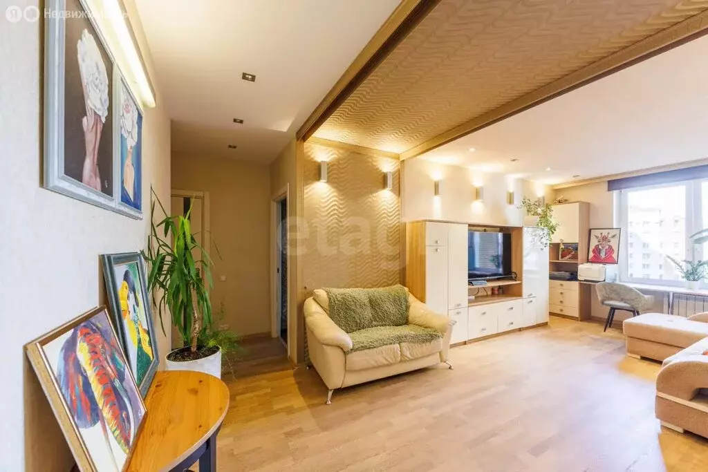 3-комнатная квартира: Санкт-Петербург, проспект Просвещения, 99 (87.9 ... - Фото 2