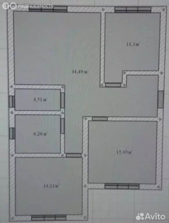 Дом в село Палимовка, улица 70 лет Победы (91.4 м) - Фото 1