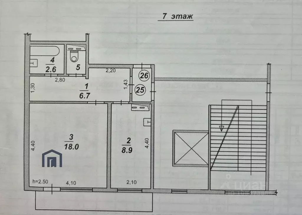1-к кв. Иркутская область, Шелехов 1-й мкр, 40/1 (37.3 м) - Фото 2