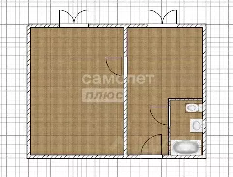 1-к кв. Алтайский край, Смоленский район, пос. Верх-Обский Школьная ... - Фото 2