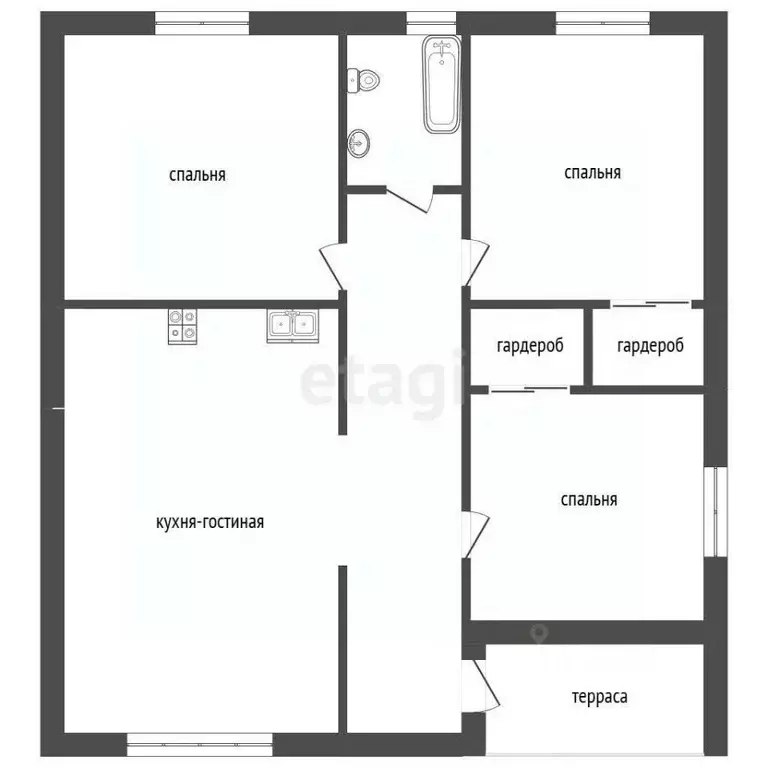 Дом в Севастополь Дружный-2 садоводческое товарищество, 45 (125 м) - Фото 2