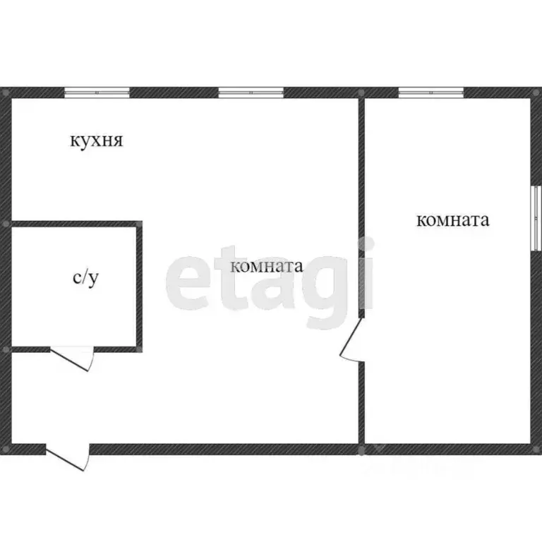 2-к кв. Челябинская область, Миасс ул. Ферсмана, 6 (34.0 м) - Фото 1