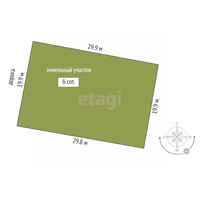 Участок в Ямало-Ненецкий АО, Новый Уренгой ул. Уральская, 5 (6.0 сот.) - Фото 2